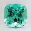 7.7x7.6mm Cushion Colombian Emerald