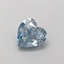 1.01 Ct. Fancy Vivid Blue Heart Lab Grown Diamond