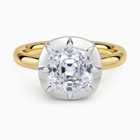 Harper Mixed Metal Solitaire Ring