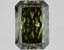 4.34 Ct. Fancy Vivid Green Radiant Lab Grown Diamond