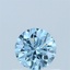 0.47 Ct. Fancy Vivid Blue Round Lab Grown Diamond