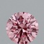 1.09 Ct. Fancy Vivid Pink Round Lab Grown Diamond