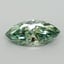 1.54 Ct. Fancy Vivid Pacific Green Marquise Lab Grown Diamond