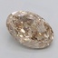 3.02 Ct. Light  Brown Oval Lab Grown Diamond