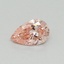 0.31 Ct. Fancy Vivid Pink Pear Lab Grown Diamond
