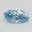 0.81 Ct. Fancy Vivid Blue Marquise Lab Grown Diamond