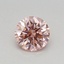 0.35 Ct. Fancy Intense Pink Round Lab Grown Diamond