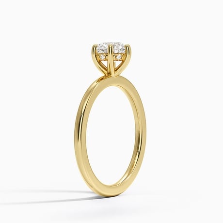 Sydney Perfect Fit Hidden Halo Six-Prong Diamond Ring