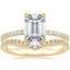 18K Yellow Gold Luxe Viviana Diamond Ring (1/3 ct. tw.) with Flair Diamond Ring