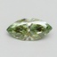 1.00 Ct. Fancy Vivid Green Marquise Lab Grown Diamond