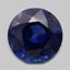 8.3mm  Blue  Round   Sapphire