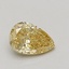0.64 Ct. Fancy Intense Yellow Pear Lab Grown Diamond
