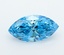 2.02 Ct. Fancy Vivid  Blue Marquise Lab Grown Diamond