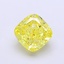 1.48 Ct. Fancy Vivid  Yellow Cushion Lab Grown Diamond