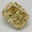 1.61 Ct. Fancy Vivid Yellow Cushion Lab Grown Diamond