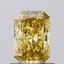 0.55 Ct. Fancy Intense Brownish Yellow Radiant Lab Grown Diamond