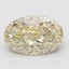 1.44 Ct. Fancy Light Yellow Oval Lab Grown Diamond