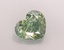 3.36 Ct. Fancy Vivid  Green Heart Lab Grown Diamond