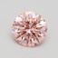 1.40 Ct. Fancy Intense Pink Round Lab Grown Diamond