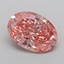 1.51 Ct. Fancy Vivid  Pink Oval Lab Grown Diamond