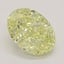 1.11 Ct. Fancy Yellow Oval Diamond