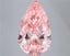 7.73 Ct. Fancy Vivid  Pink Pear Lab Grown Diamond