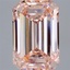 7.09 Ct. Fancy Vivid Pink Emerald Lab Grown Diamond