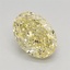 1.35 Ct. Fancy Yellow Oval Lab Grown Diamond