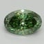 2.14 Ct. Fancy Vivid Pacific Green Oval Lab Grown Diamond