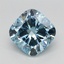 1.58 Ct. Fancy Intense Blue Cushion Lab Grown Diamond