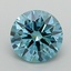 1.21 Ct. Fancy Vivid Blue Round Lab Grown Diamond