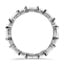Round and Marquise Diamond Eternity Ring, smallside view