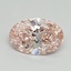 2.09 Ct. Fancy Vivid Pink Oval Lab Grown Diamond