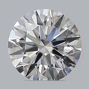 Round diamond — real photo