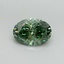 2.19 Ct. Fancy Vivid Green Oval Lab Grown Diamond