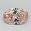 6.13 Ct. Fancy Vivid Pink Oval Lab Grown Diamond