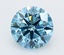 1.51 Ct. Fancy Vivid  Blue Round Lab Grown Diamond