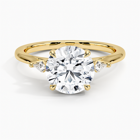 Petite Cometa Perfect Fit Three Stone Diamond Ring