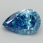 3.08 Ct. Fancy Vivid Blue Pear Lab Grown Diamond