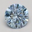 1.93 Ct. Fancy Blue Round Lab Grown Diamond
