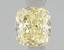 1.02 Ct. Fancy Vivid Yellow Cushion Lab Grown Diamond