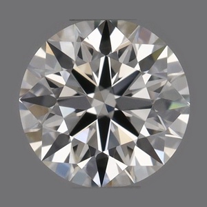 Round diamond — real photo
