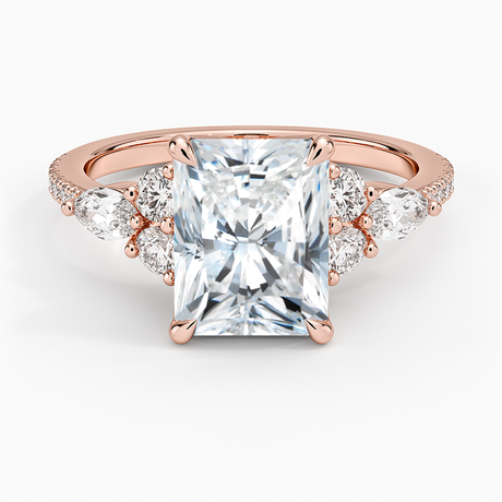 14K Rose Gold Luxe Nadia Pavé Diamond Ring (1/2 ct. tw.)