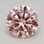 0.80 Ct. Fancy Vivid Pink Round Lab Grown Diamond