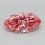 0.57 Ct. Fancy Vivid Pink Marquise Lab Grown Diamond