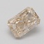 0.42 Ct. Very Light  Brown Radiant Lab Grown Diamond