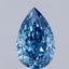 2.10 Ct. Fancy Vivid Blue Pear Lab Grown Diamond