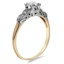 The Xochi Ring, smalltop view on a hand