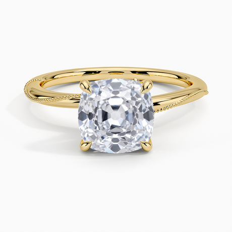 Milgrain Engagement Ring