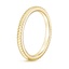 18K Yellow Gold Jade Trau Satin Esthética Ring, smallside view